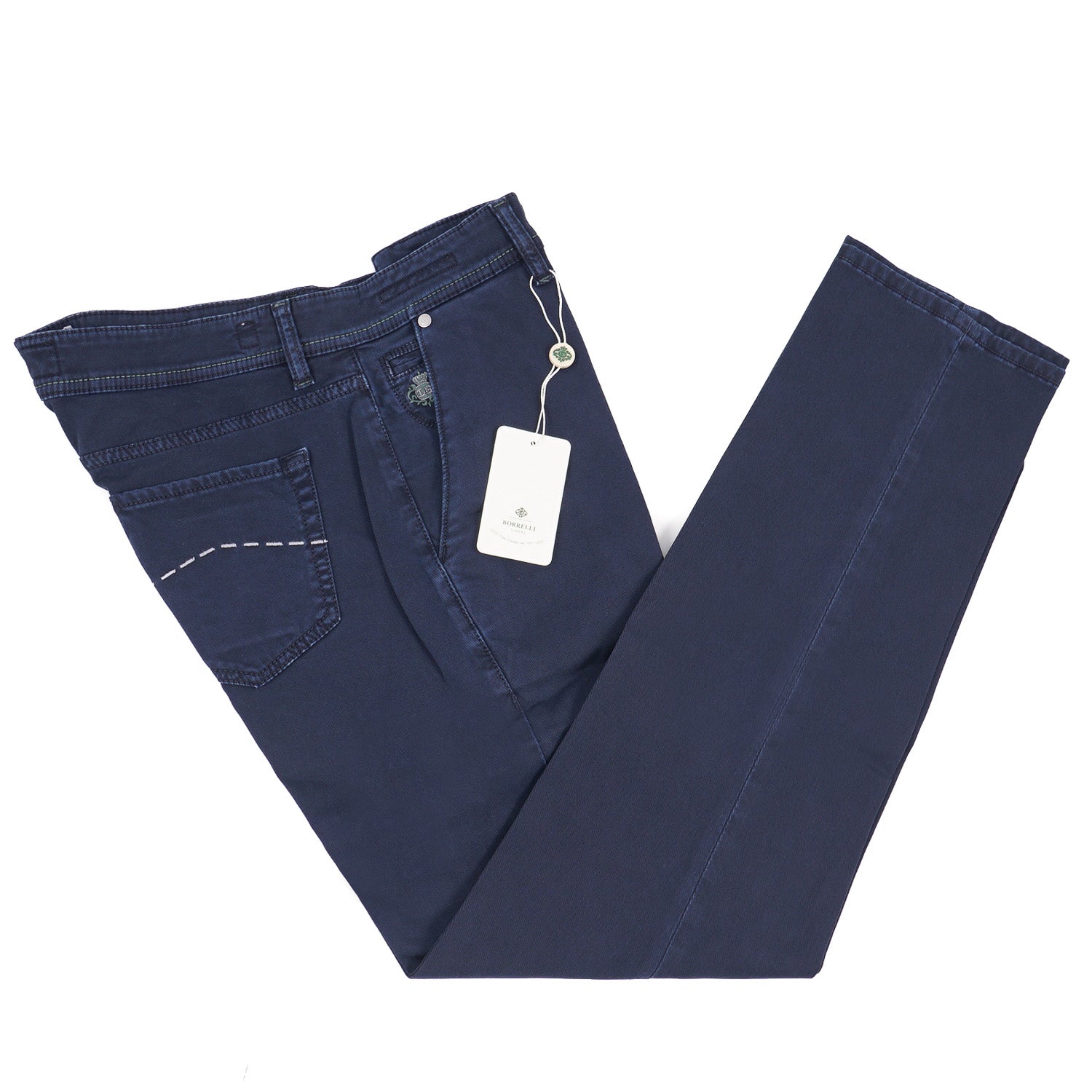 Luigi Borrelli Slim-Fit Cotton Jeans - Top Shelf Apparel