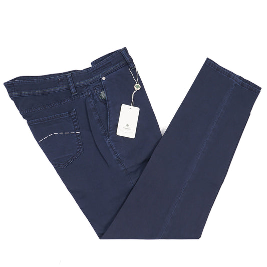 Luigi Borrelli Slim-Fit Cotton Jeans - Top Shelf Apparel