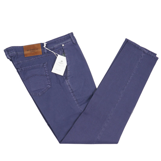 Luigi Borrelli Slim-Fit Twill Cotton Jeans - Top Shelf Apparel