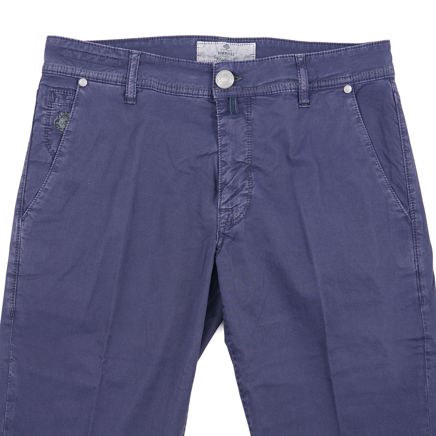 Luigi Borrelli Slim-Fit Twill Cotton Jeans - Top Shelf Apparel