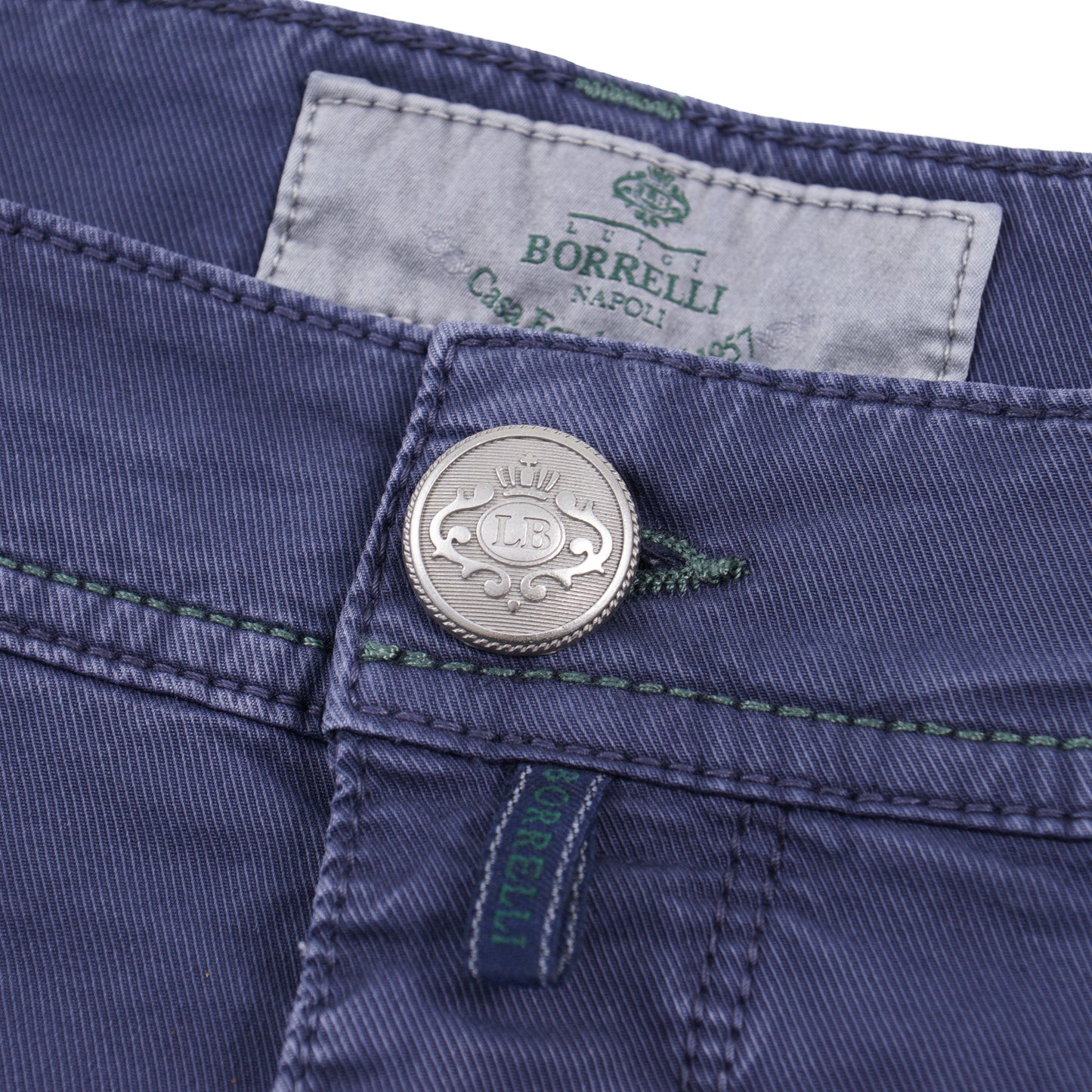 Luigi Borrelli Slim-Fit Twill Cotton Jeans - Top Shelf Apparel