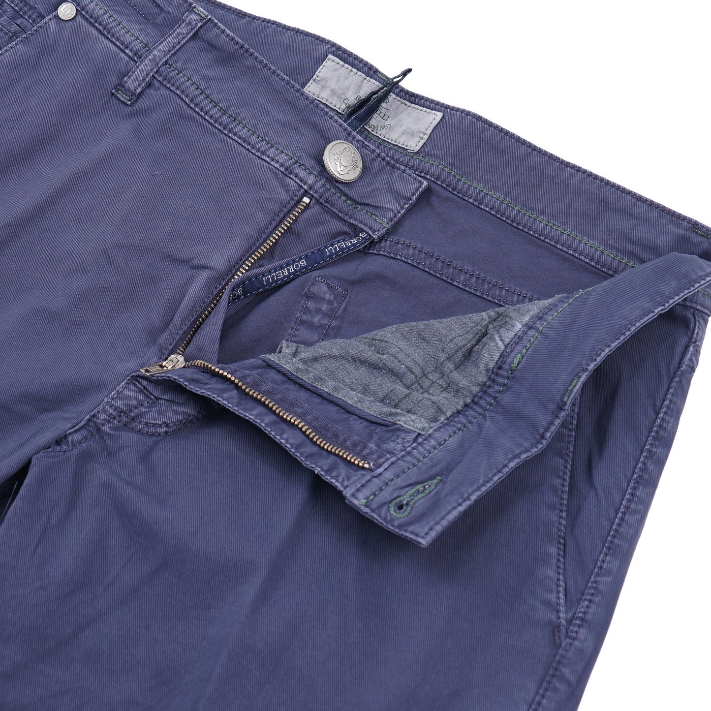 Luigi Borrelli Slim-Fit Twill Cotton Jeans - Top Shelf Apparel