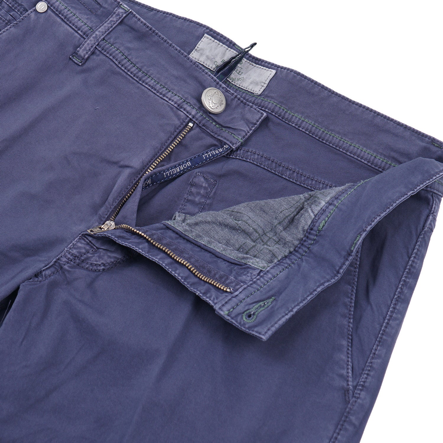 Luigi Borrelli Slim-Fit Twill Cotton Jeans - Top Shelf Apparel
