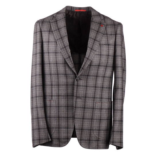 Isaia Slim-Fit Shadow Check Wool Suit - Top Shelf Apparel