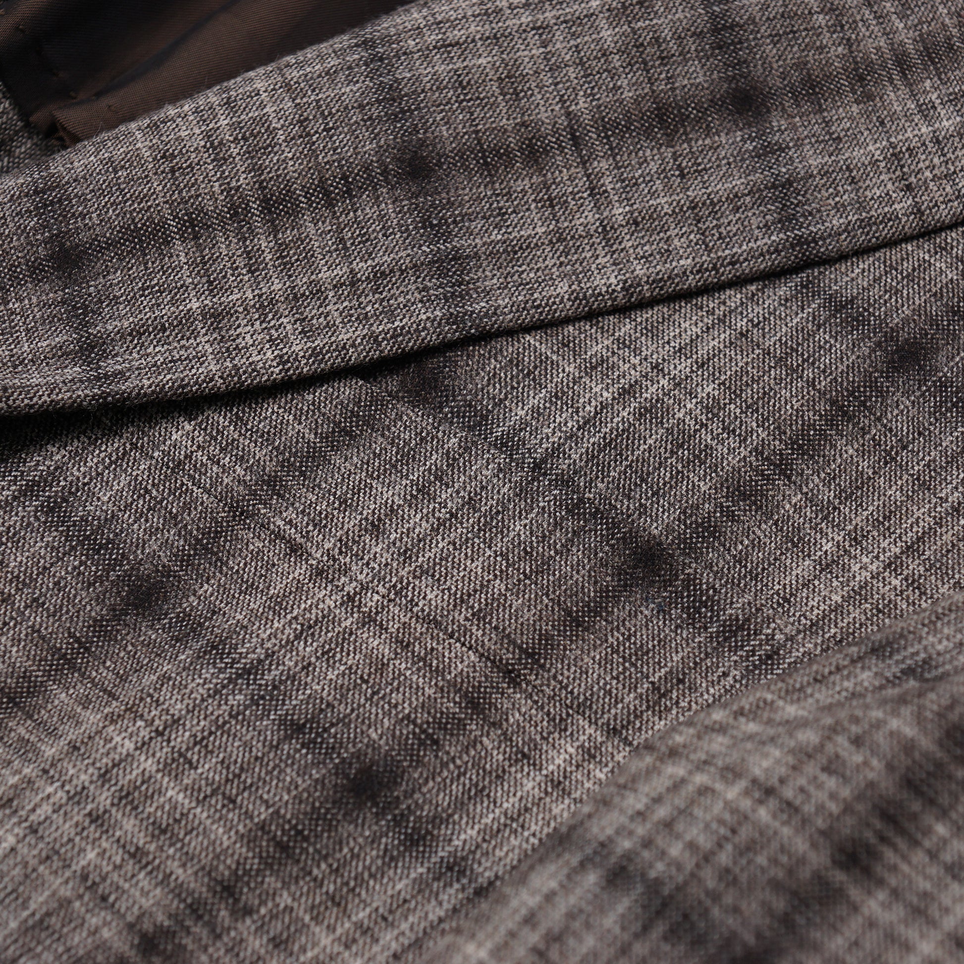 Isaia Slim-Fit Shadow Check Wool Suit - Top Shelf Apparel