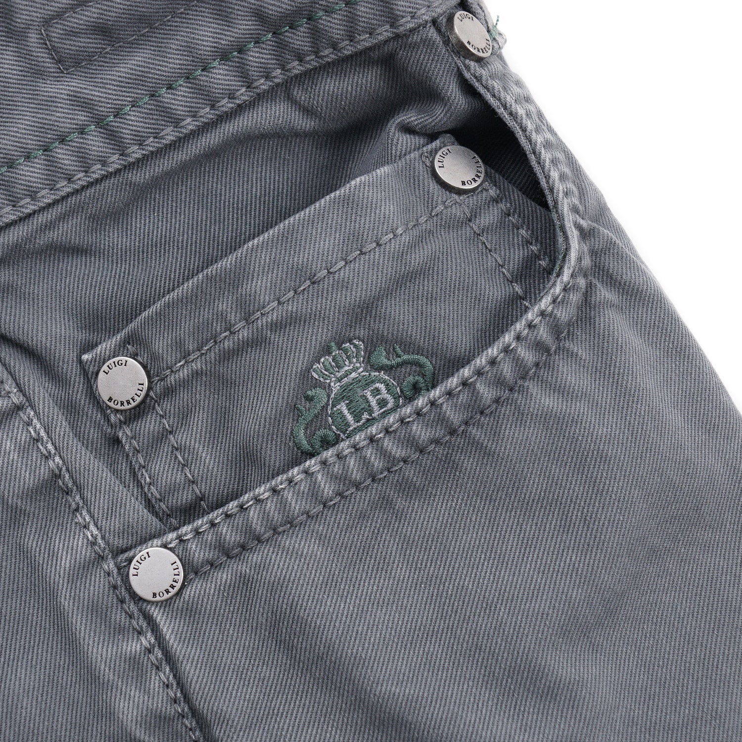 Luigi Borrelli Slim-Fit Denim Jeans - Top Shelf Apparel