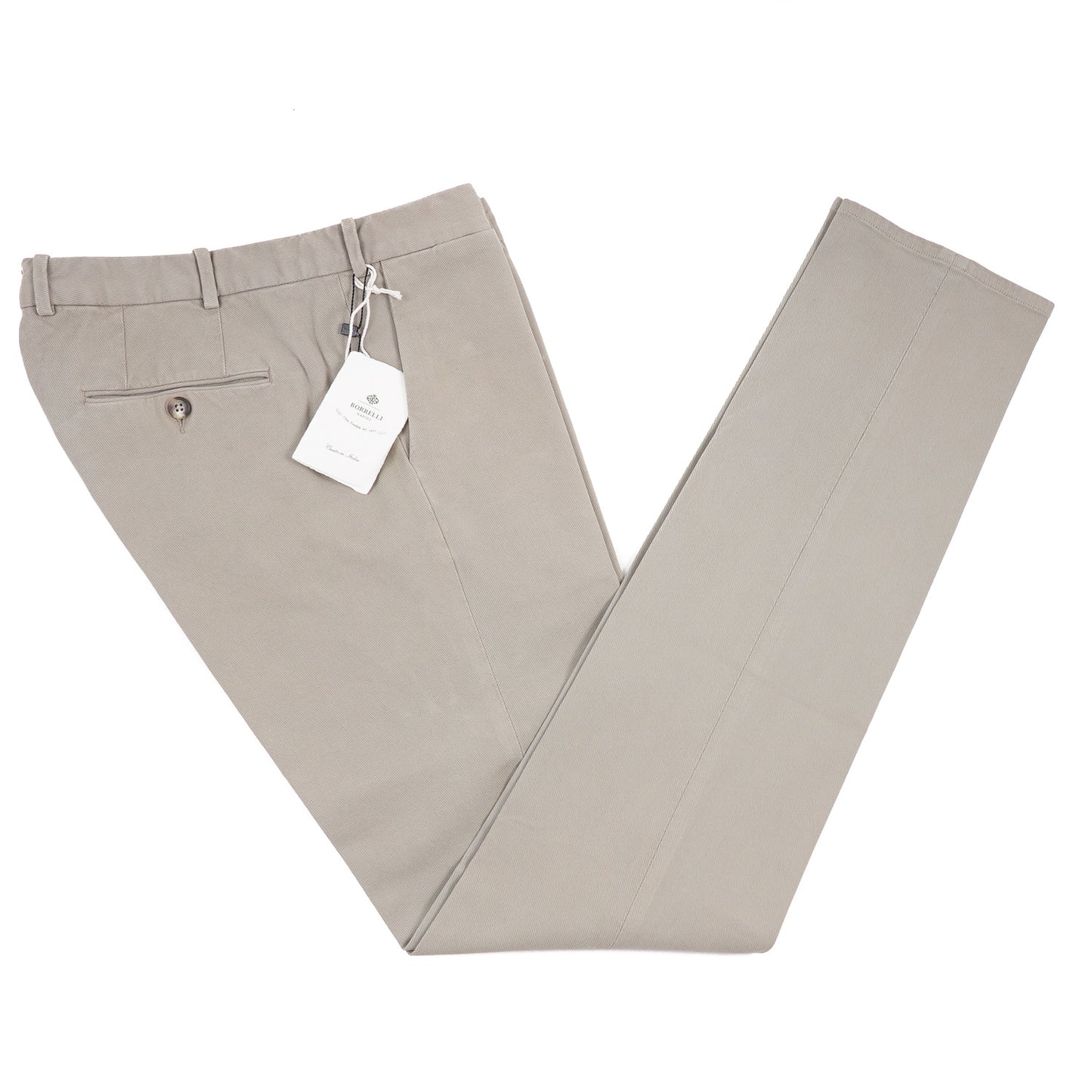 Luigi Borrelli Slim-Fit Cotton Pants - Top Shelf Apparel