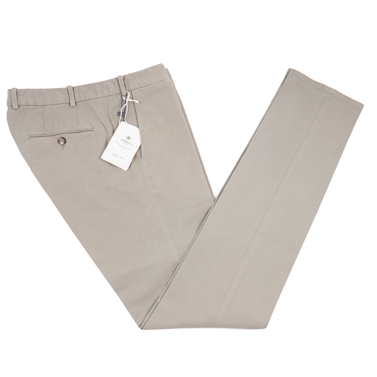 Luigi Borrelli Slim-Fit Cotton Pants - Top Shelf Apparel