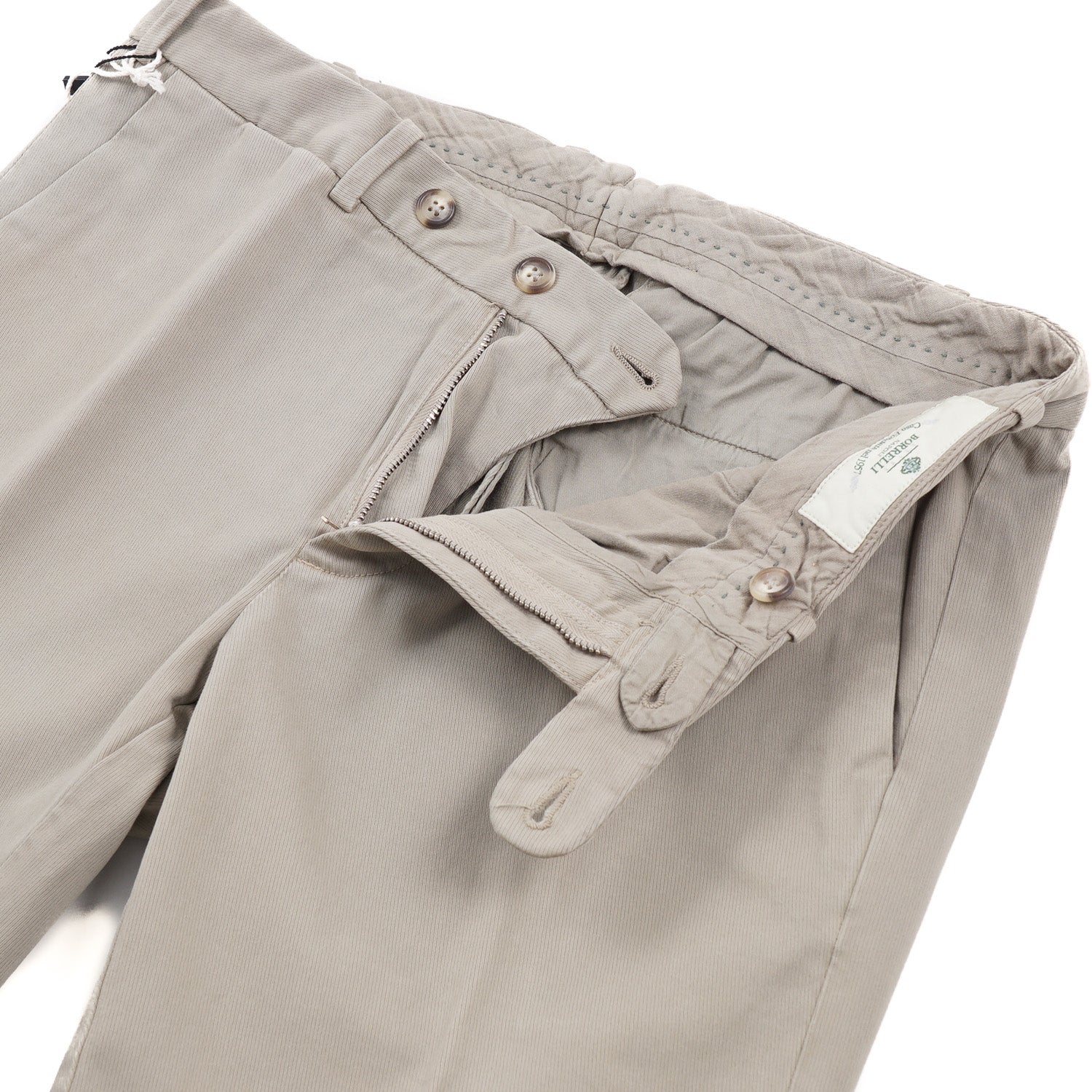 Luigi Borrelli Slim-Fit Cotton Pants - Top Shelf Apparel