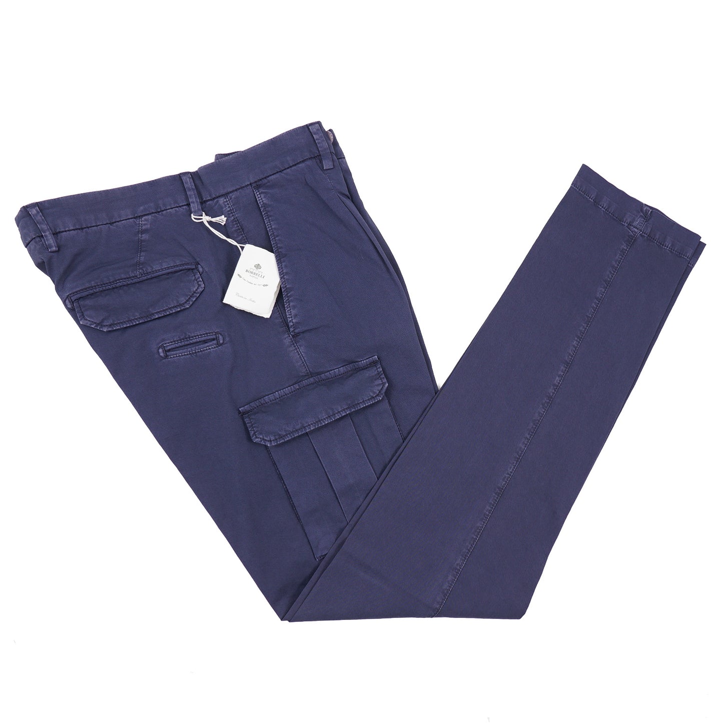 Luigi Borrelli Cotton Pants with Cargo Pockets - Top Shelf Apparel