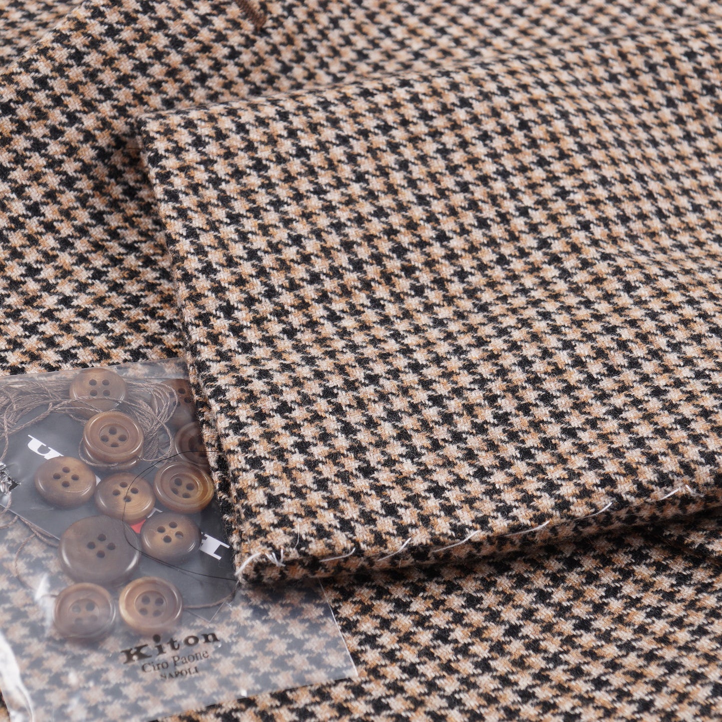 Kiton Houndstooth Check Cashmere Sport Coat - Top Shelf Apparel