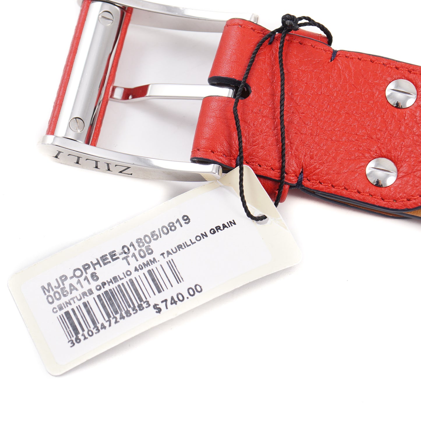 Zilli Belt in Soft Grained Leather - Top Shelf Apparel