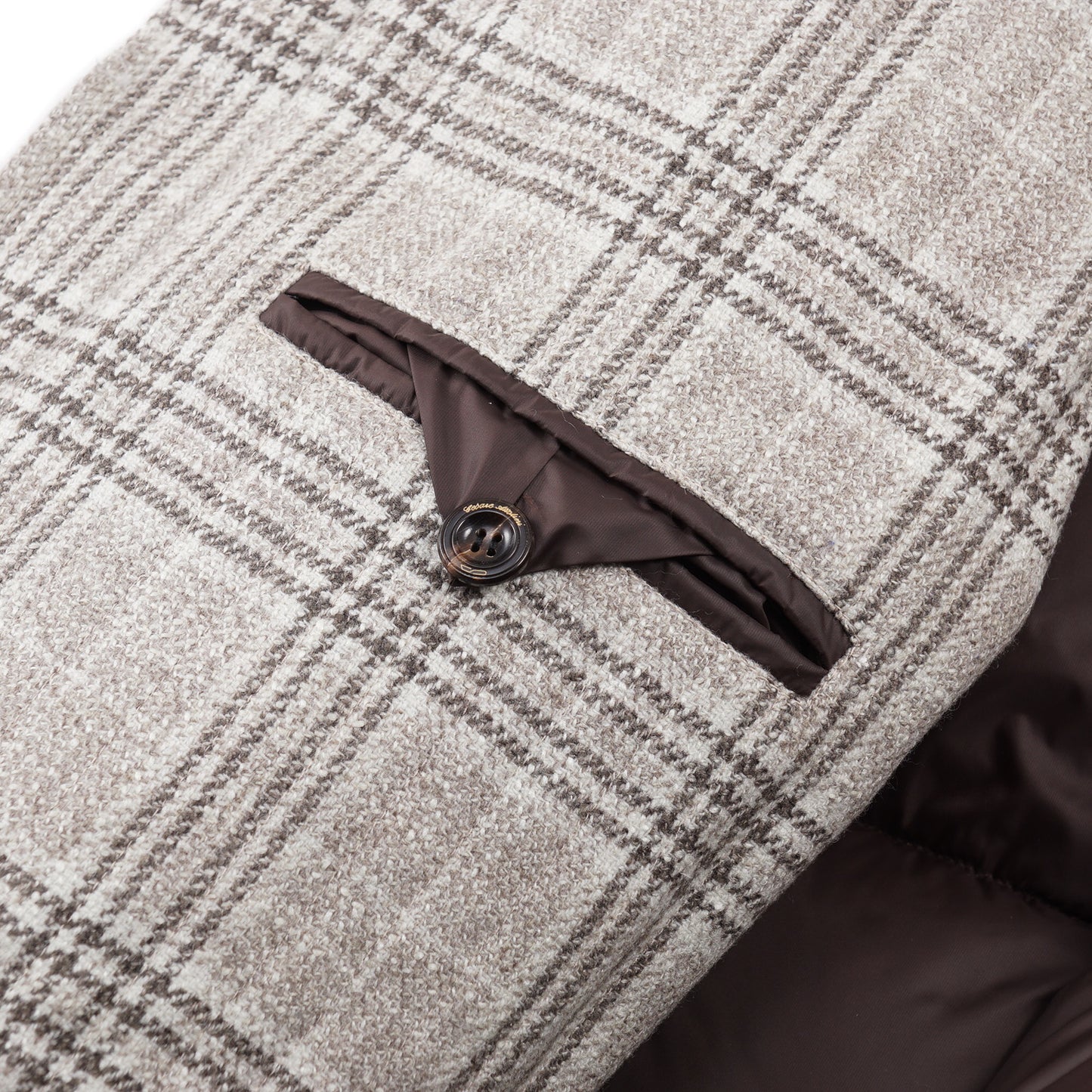 Cesare Attolini Down-Filled Quilted Wool Coat - Top Shelf Apparel