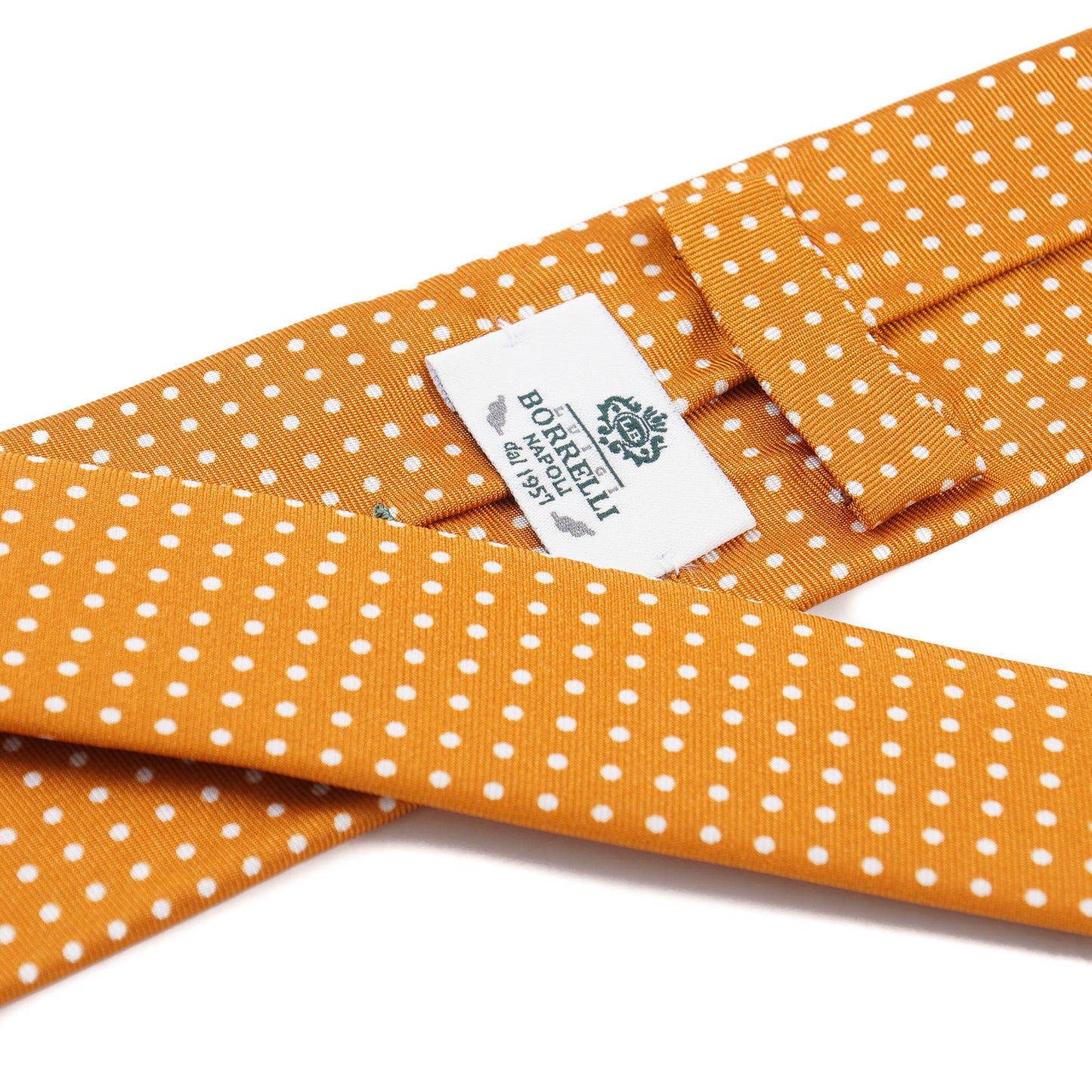 Luigi Borrelli Slim Printed Silk Tie - Top Shelf Apparel