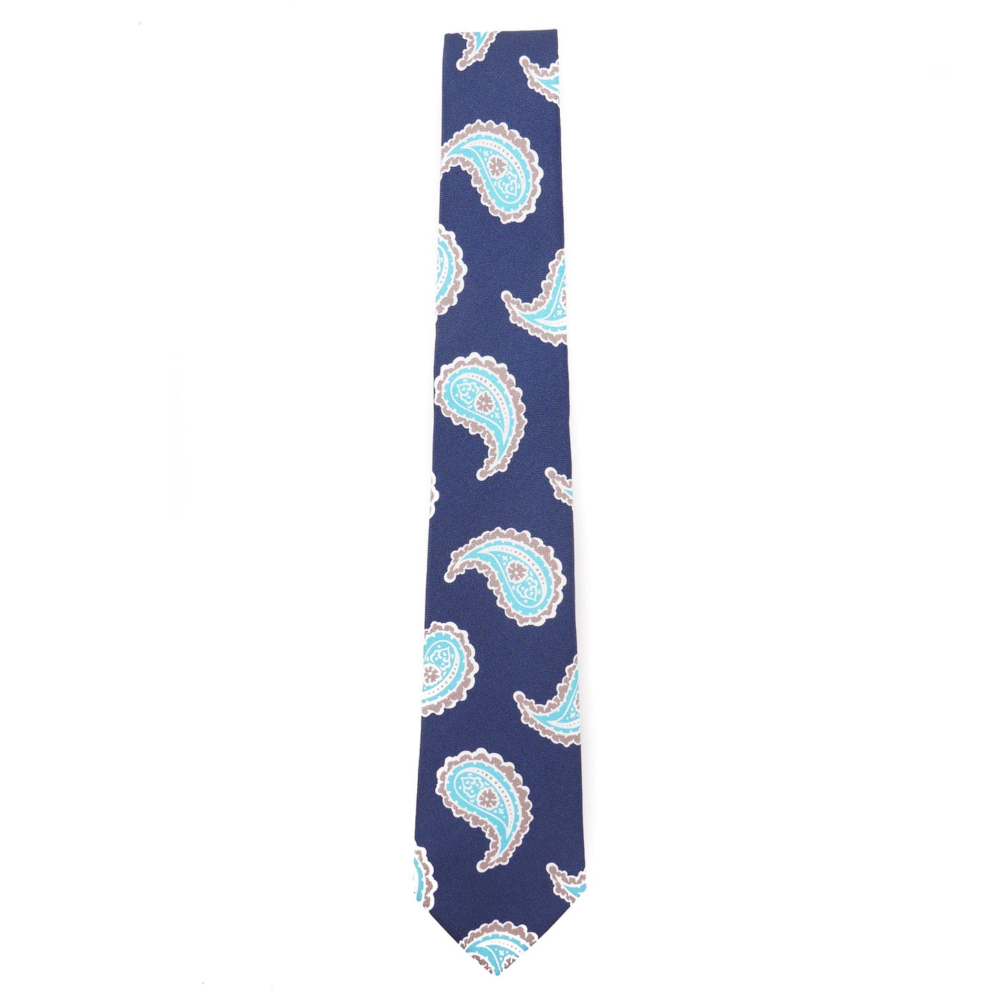 Luigi Borrelli Slim Printed Silk Tie - Top Shelf Apparel