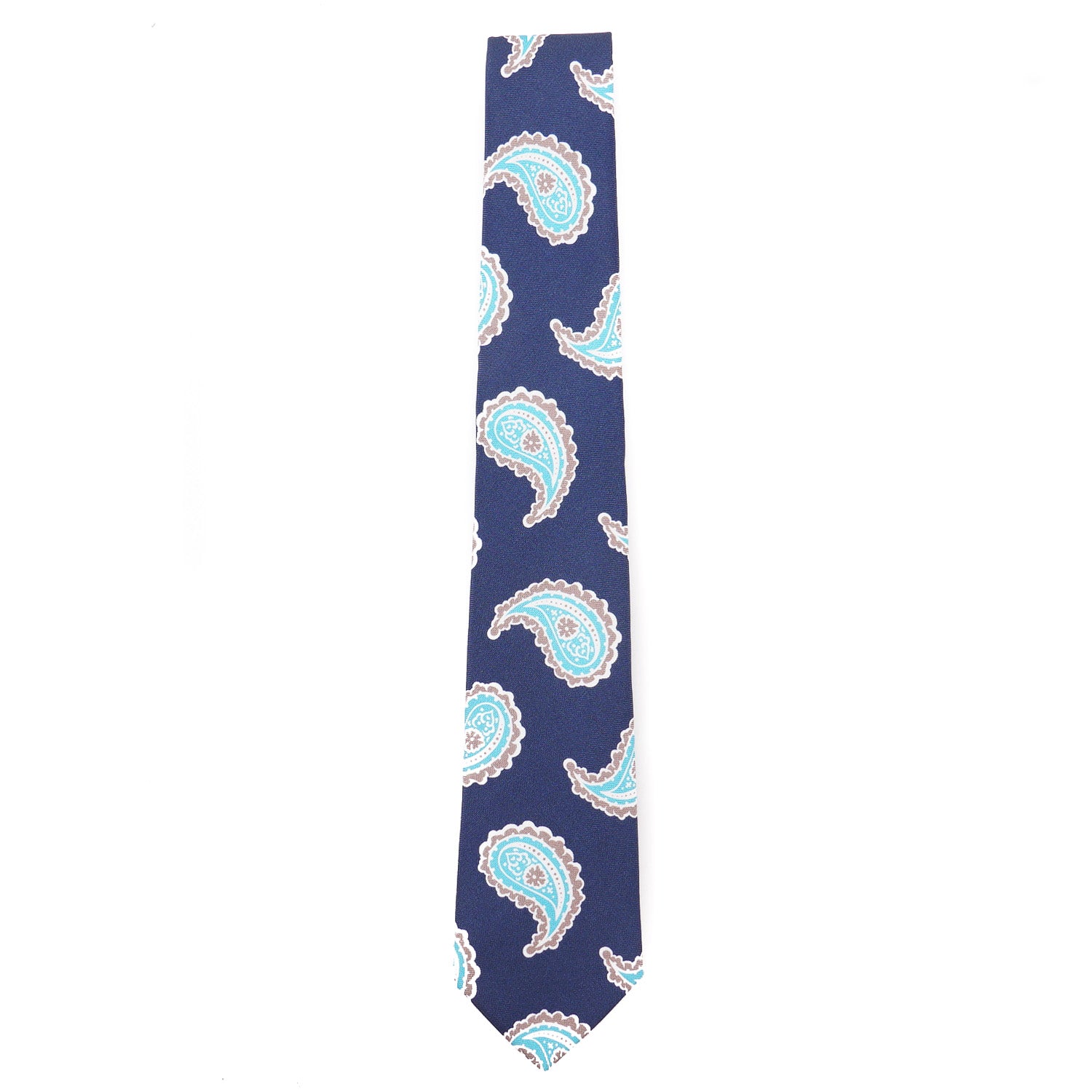 Luigi Borrelli Slim Printed Silk Tie - Top Shelf Apparel