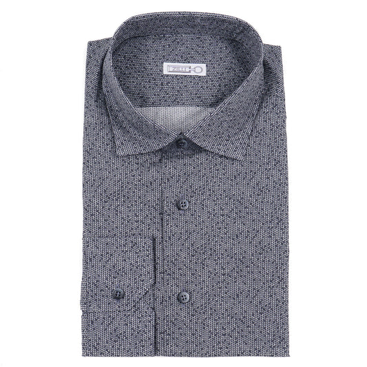 Zilli Cotton Shirt with Chevron Leaf Print - Top Shelf Apparel