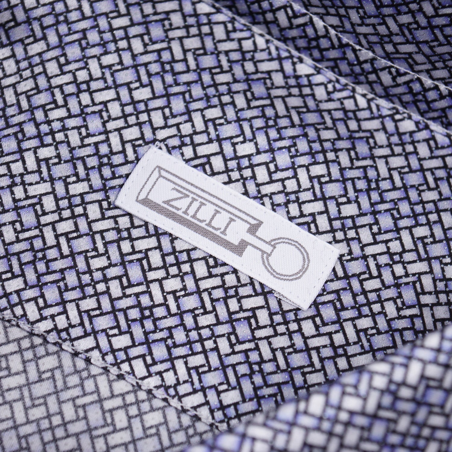 Zilli Silk Shirt in Geometric Print - Top Shelf Apparel