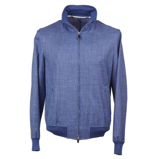 Cesare Attolini Wool-Linen-Silk Bomber Jacket - Top Shelf Apparel