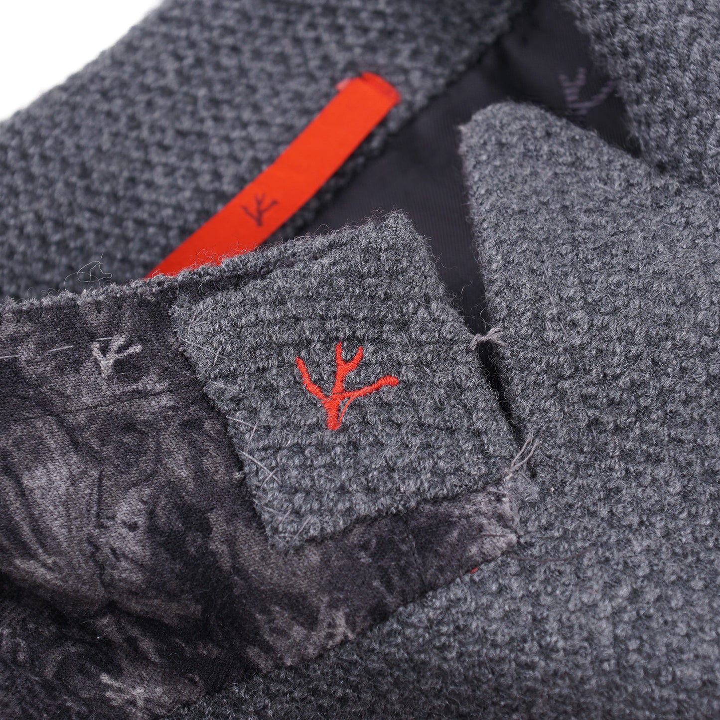 Isaia Patterned Wool Overcoat - Top Shelf Apparel