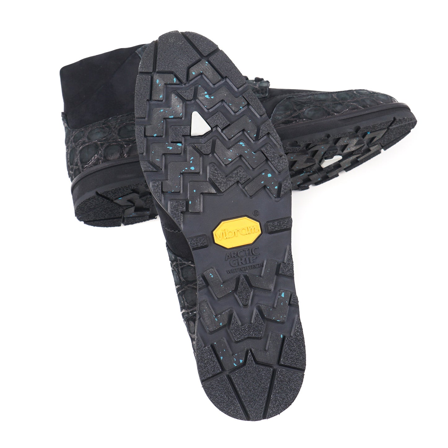 Zilli Crocodile and Nubuck Calf Ankle Boots - Top Shelf Apparel