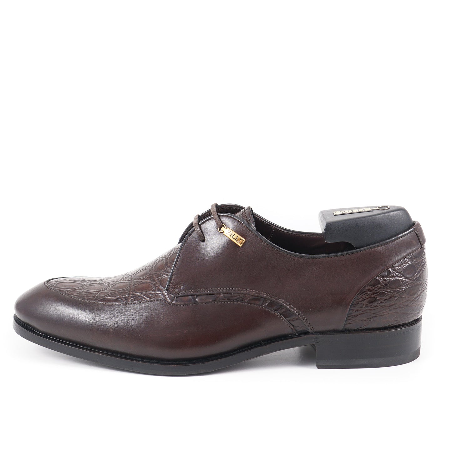 Zilli Crocodile and Calf Leather Derby - Top Shelf Apparel
