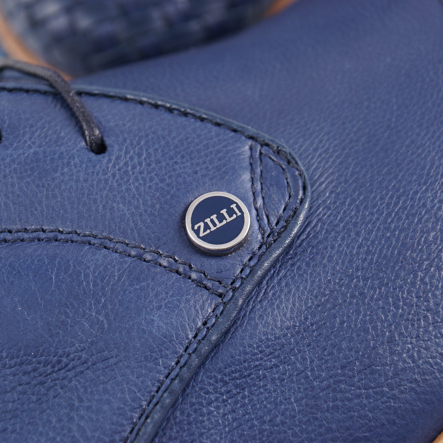 Zilli Calf Leather Derby with Woven Detail - Top Shelf Apparel