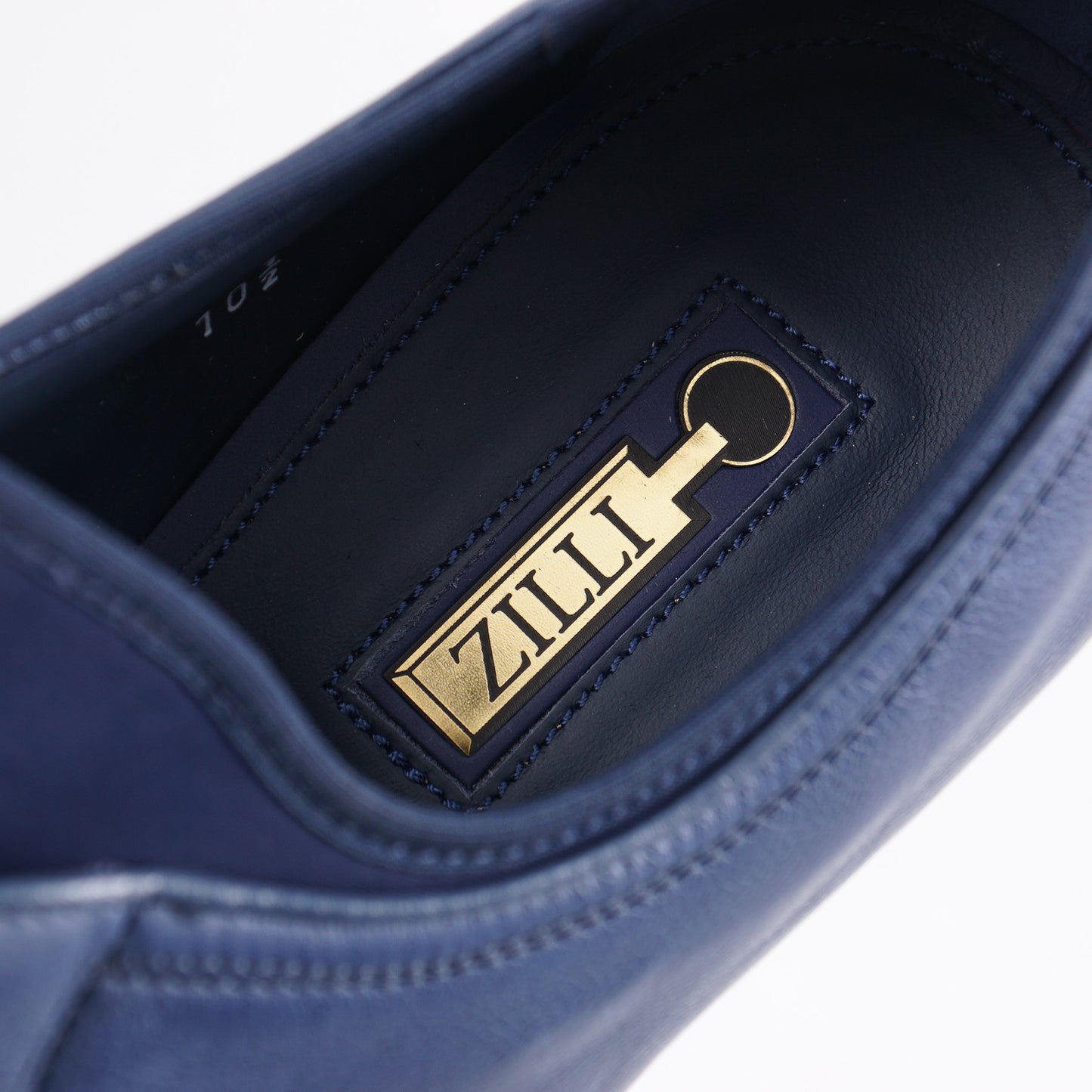 Zilli Calf Leather Derby with Woven Detail - Top Shelf Apparel
