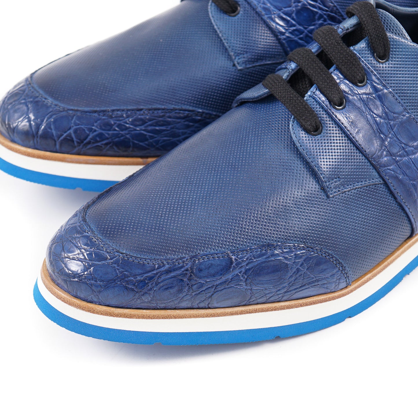 Zilli Crocodile and Calf Leather Derby - Top Shelf Apparel