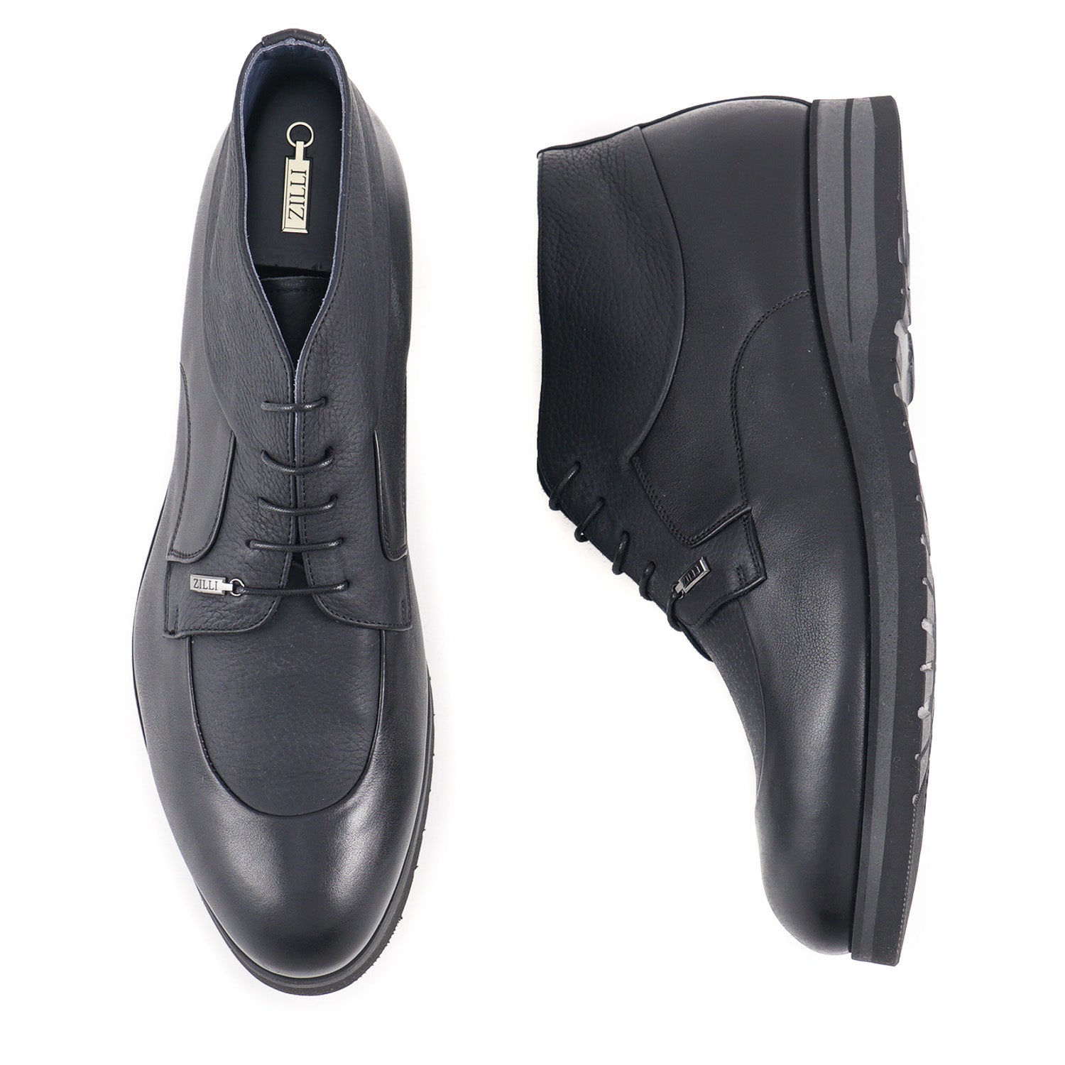 Zilli Matte and Satin Calf Ankle Boots - Top Shelf Apparel