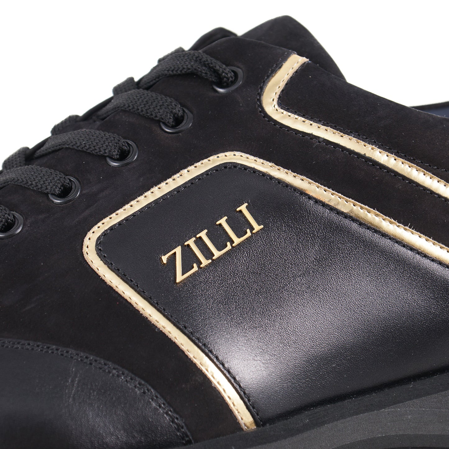 Zilli Calf and Nubuck Leather Sneakers - Top Shelf Apparel