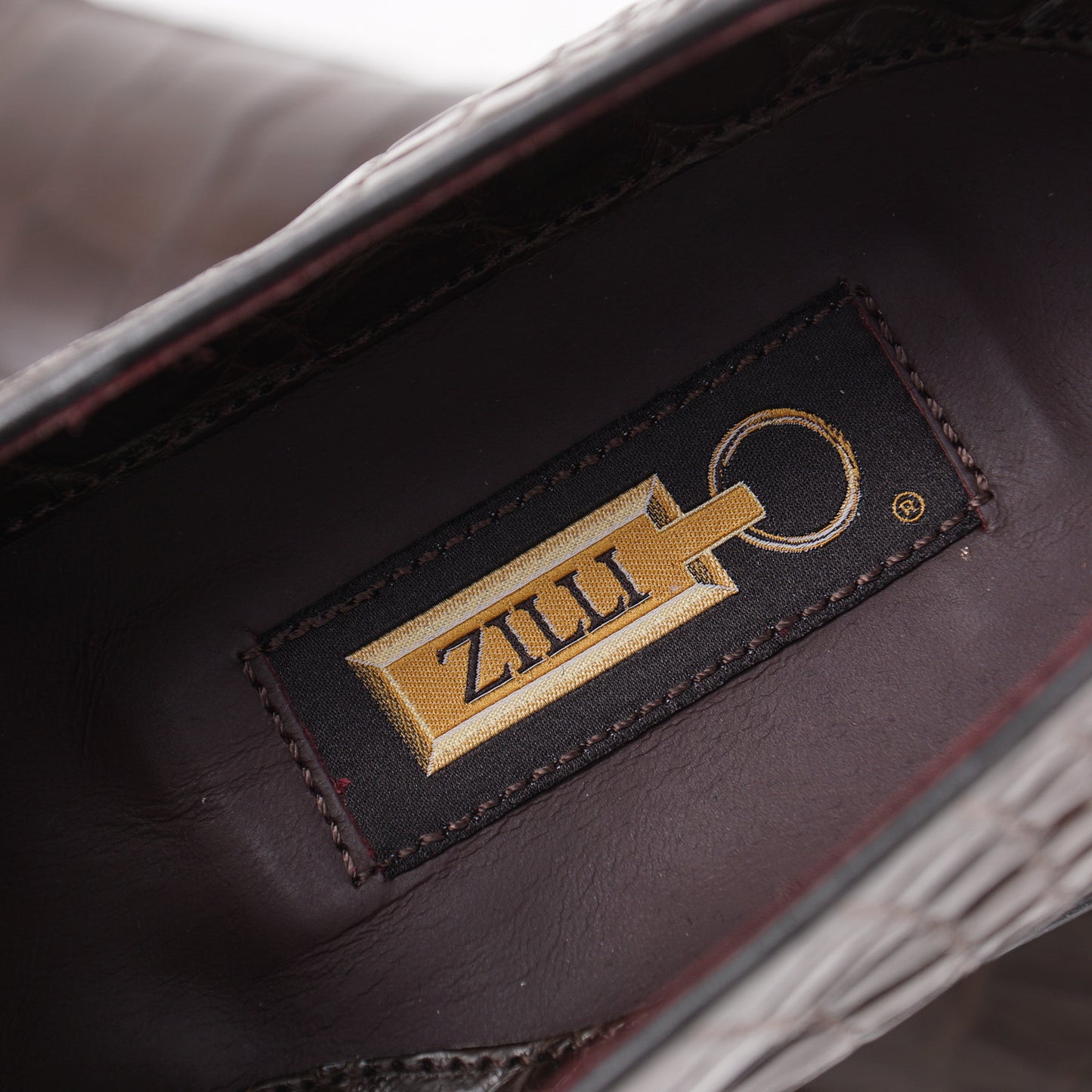 Zilli Chocolate Full Crocodile Loafers - Top Shelf Apparel