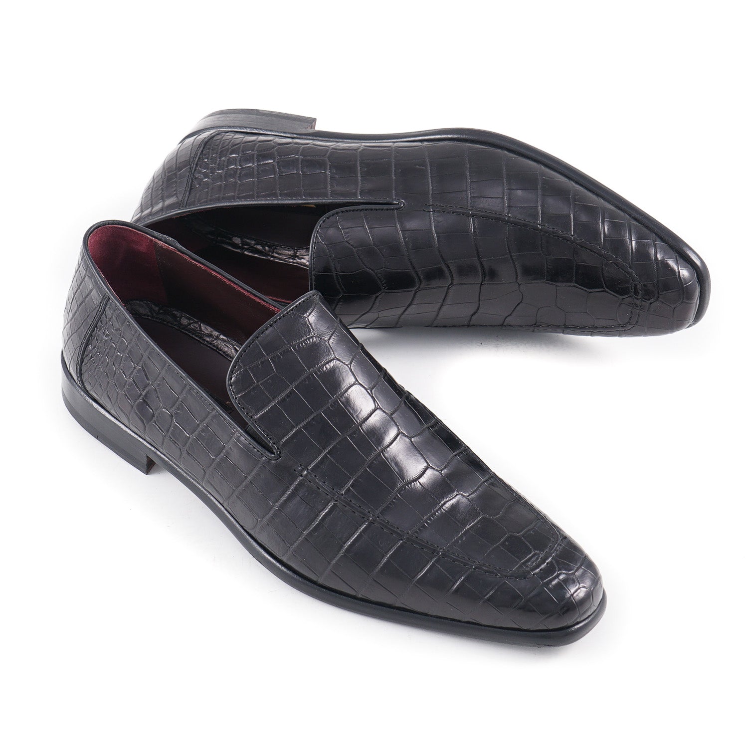 Zilli Black Full Crocodile Loafers - Top Shelf Apparel