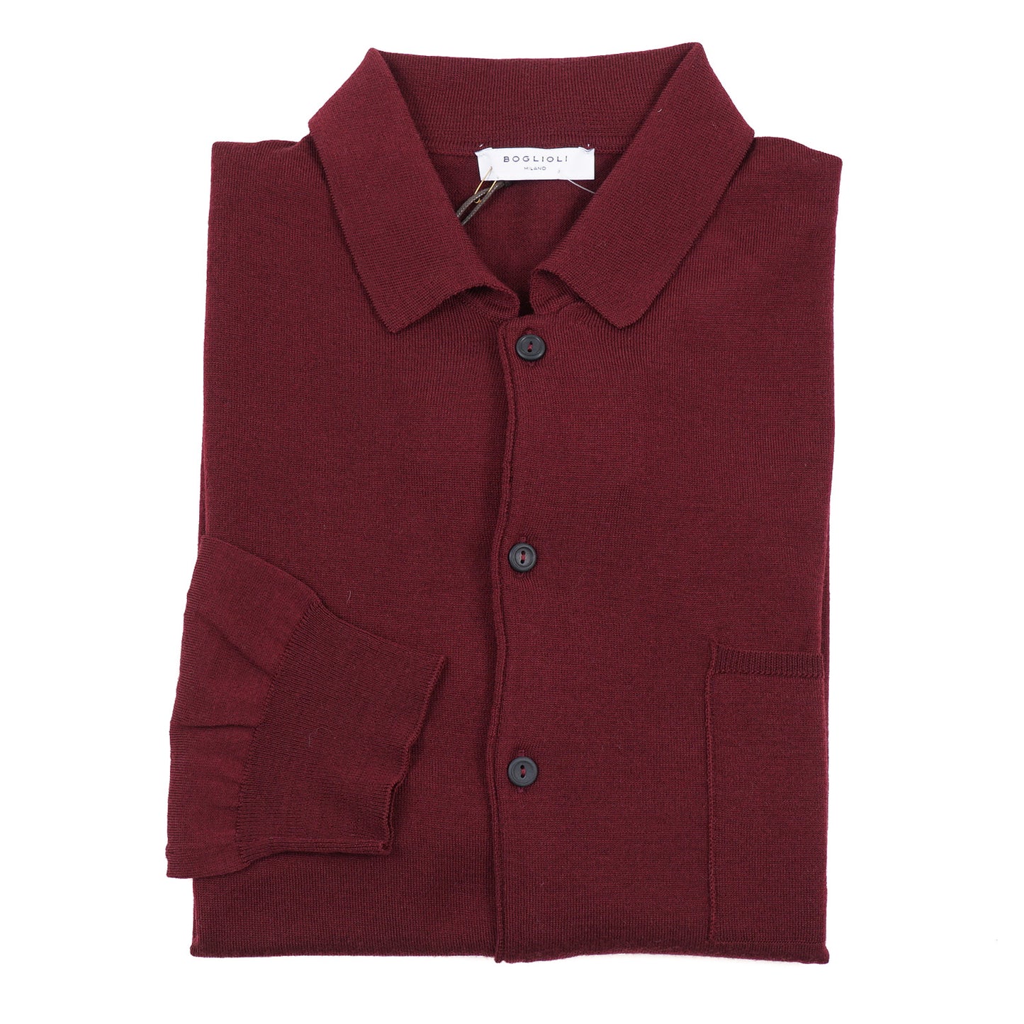 Boglioli Superfine Merino Wool Polo Sweater - Top Shelf Apparel