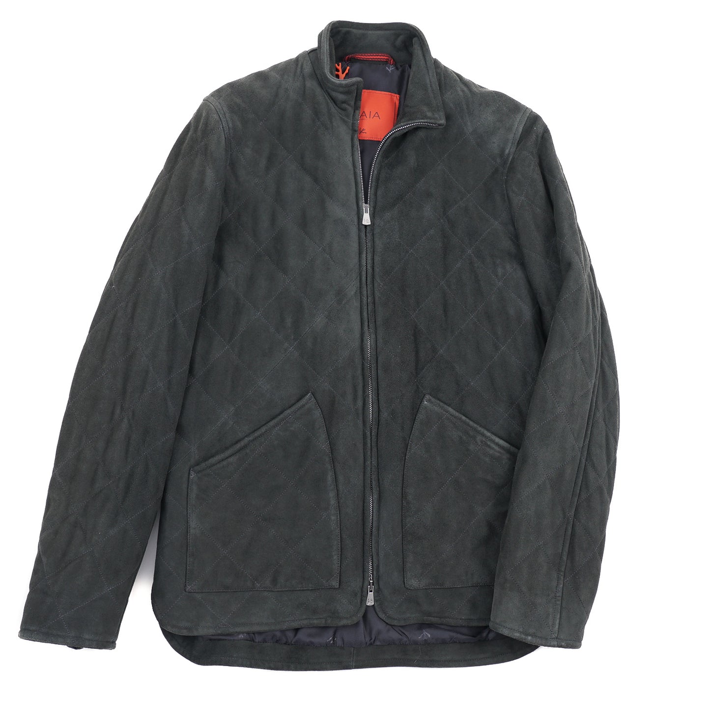 Isaia Quilted Suede Leather Jacket - Top Shelf Apparel