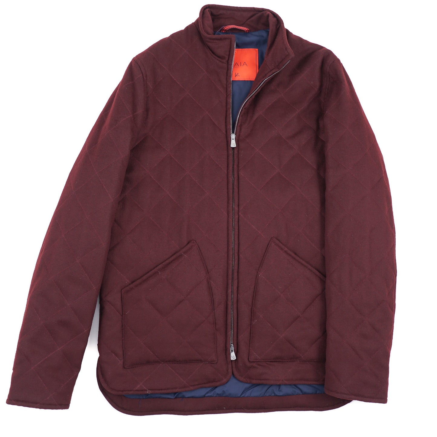 Isaia Quilted Aqua Cashmere Jacket - Top Shelf Apparel