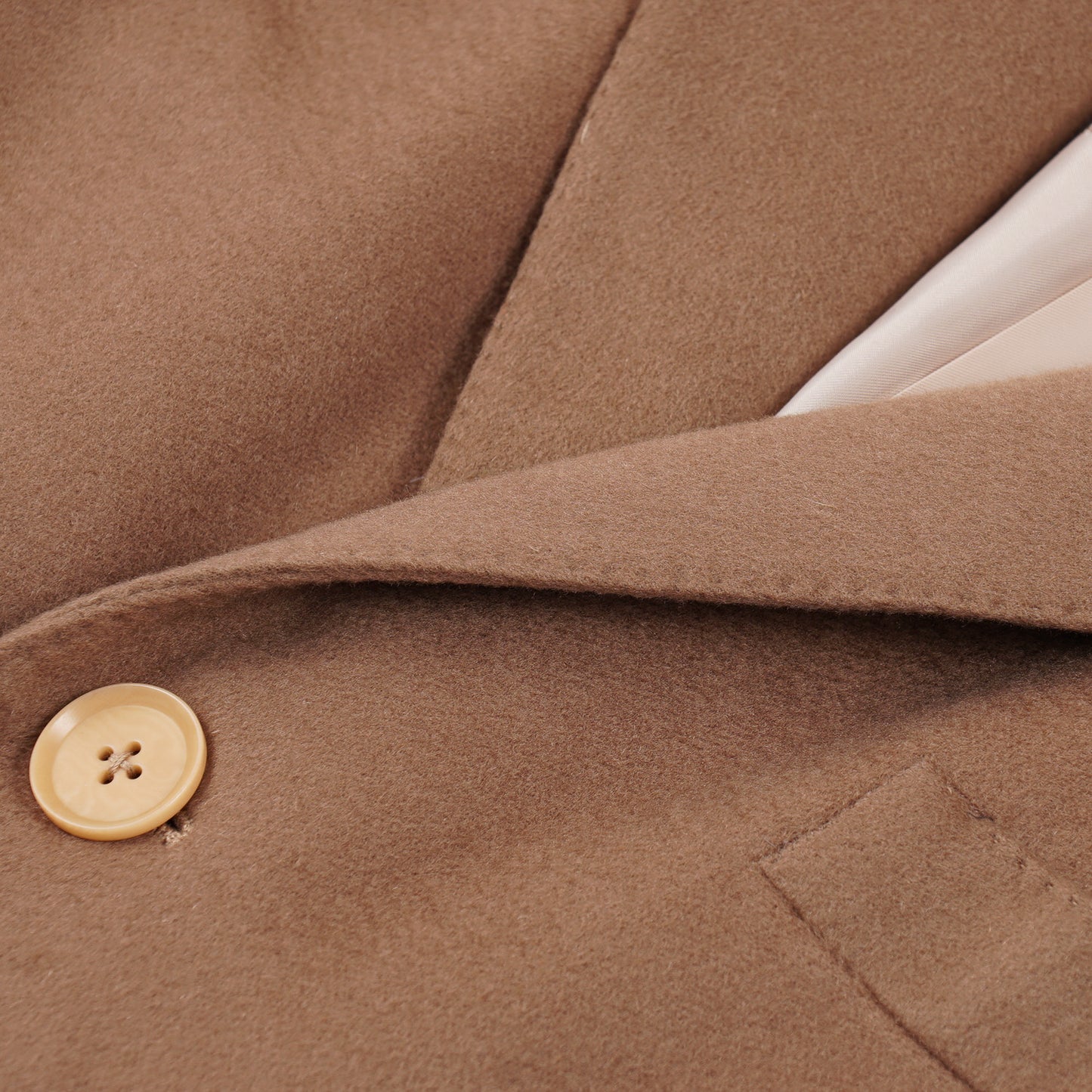 Isaia Tan Cashmere Overcoat - Top Shelf Apparel