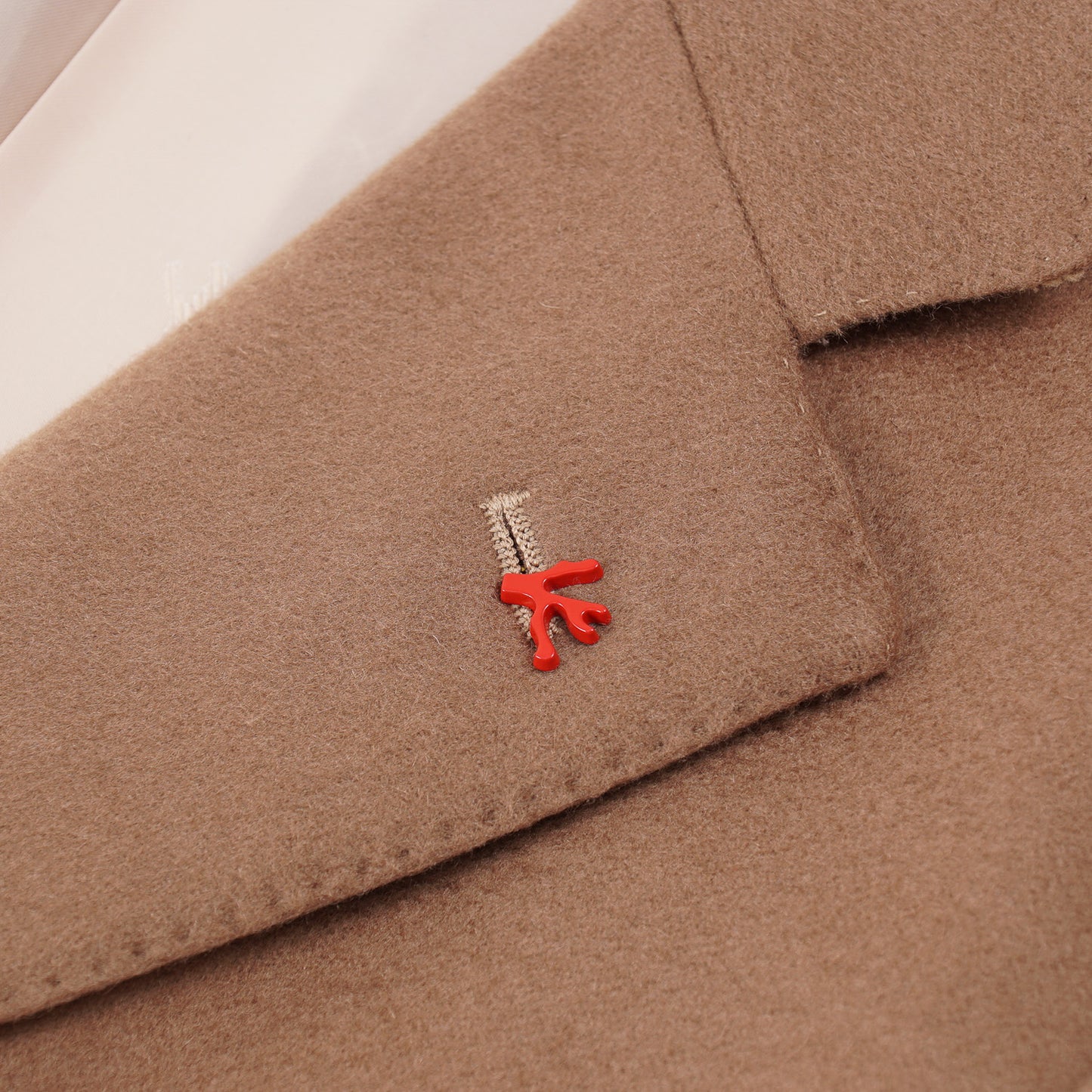 Isaia Tan Cashmere Overcoat - Top Shelf Apparel