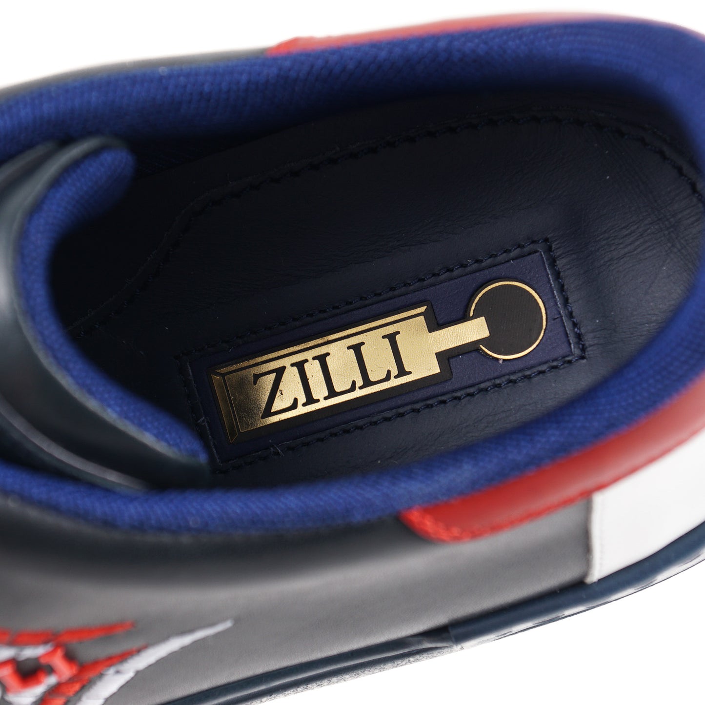 Zilli Tricolore Calf Leather Sneakers - Top Shelf Apparel
