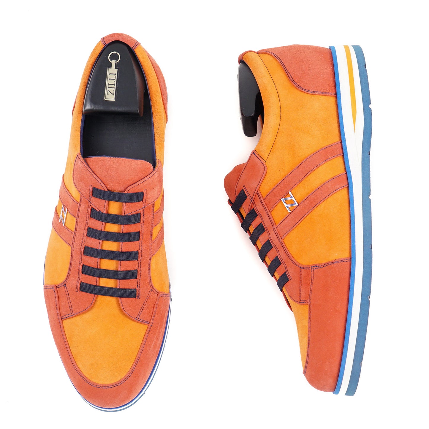 Zilli Soft Velour Suede Sneakers - Top Shelf Apparel