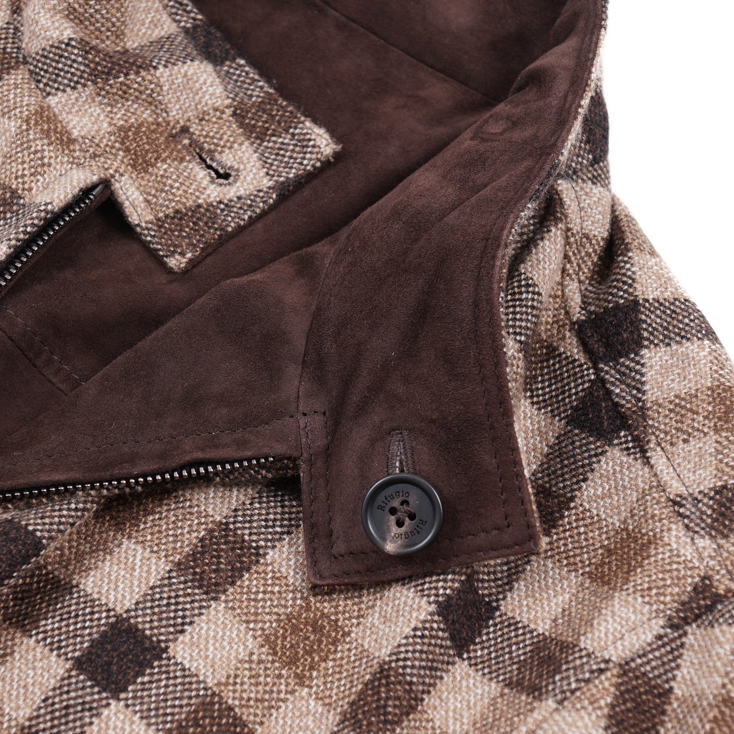 Rifugio Reversible Suede and Cashmere Jacket - Top Shelf Apparel