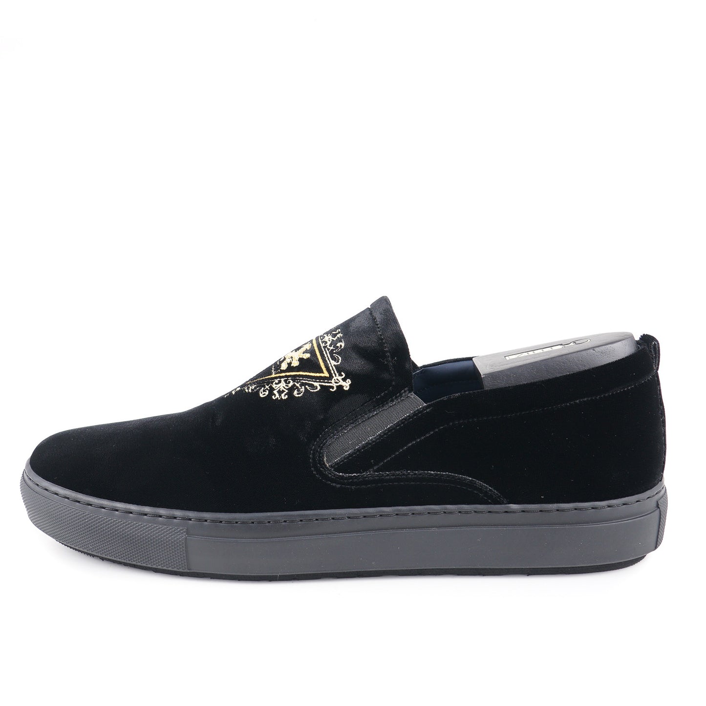 Zilli Velvet Slip-On Sneakers - Top Shelf Apparel