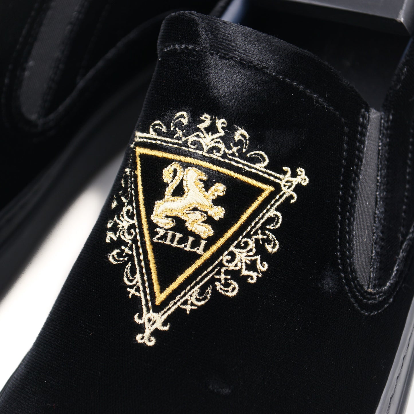 Zilli Velvet Slip-On Sneakers - Top Shelf Apparel