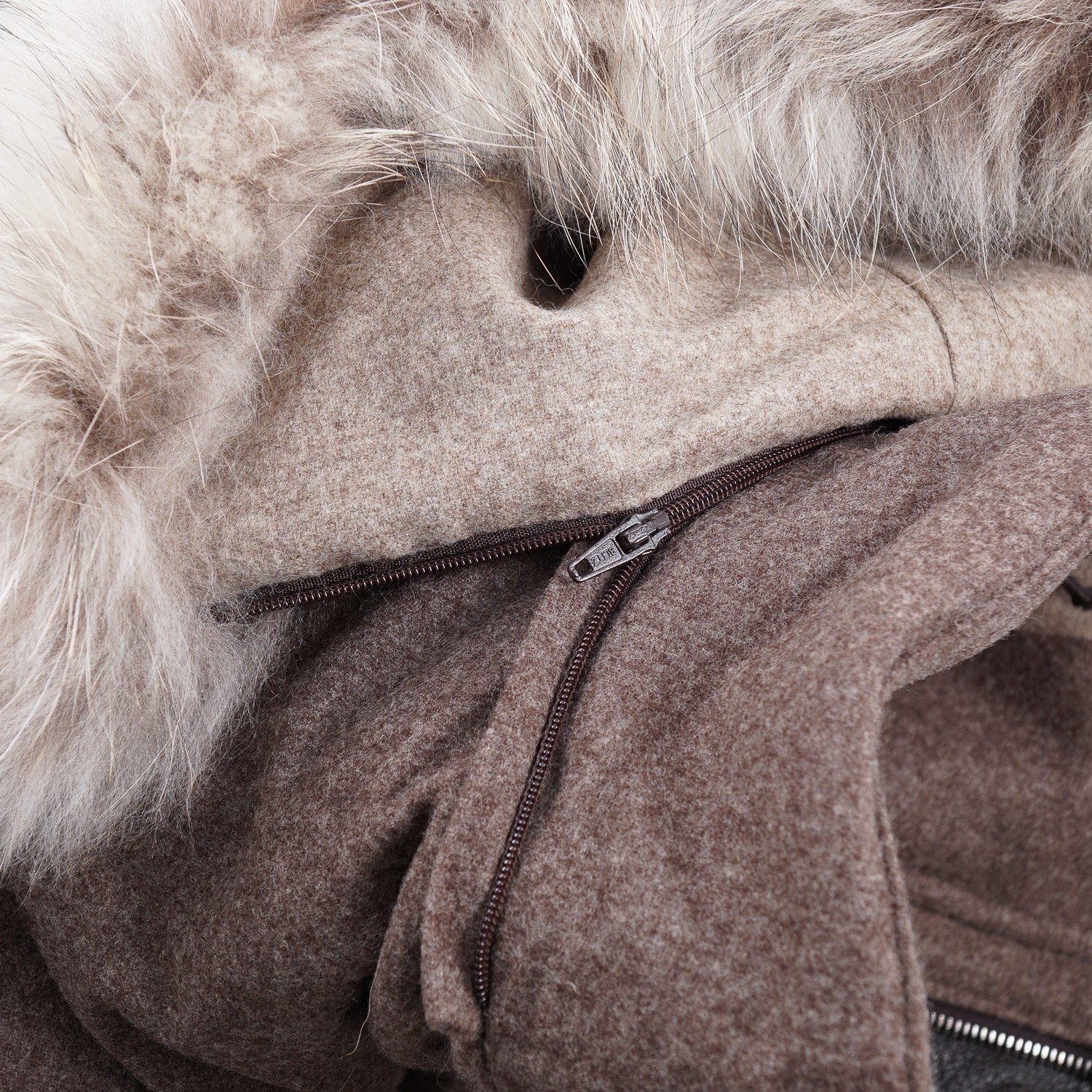 Rifugio Quilted Flannel Wool Parka with Fur Hood - Top Shelf Apparel