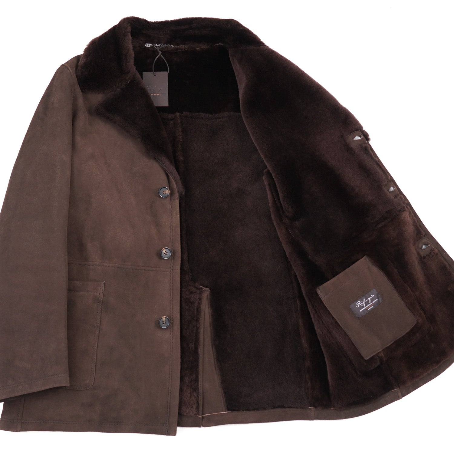 Rifugio Shearling Leather Mountain Coat - Top Shelf Apparel