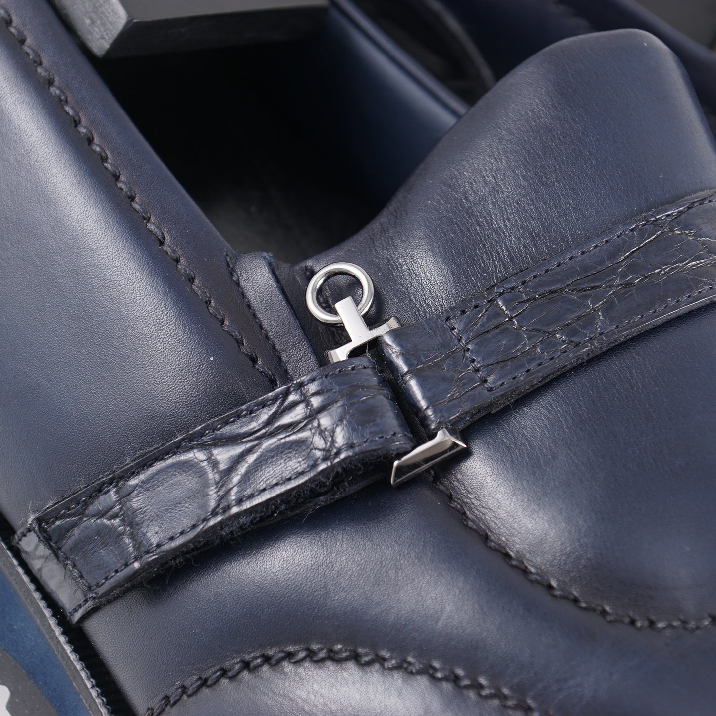 Zilli Crocodile and Calf Monk Strap Loafer - Top Shelf Apparel