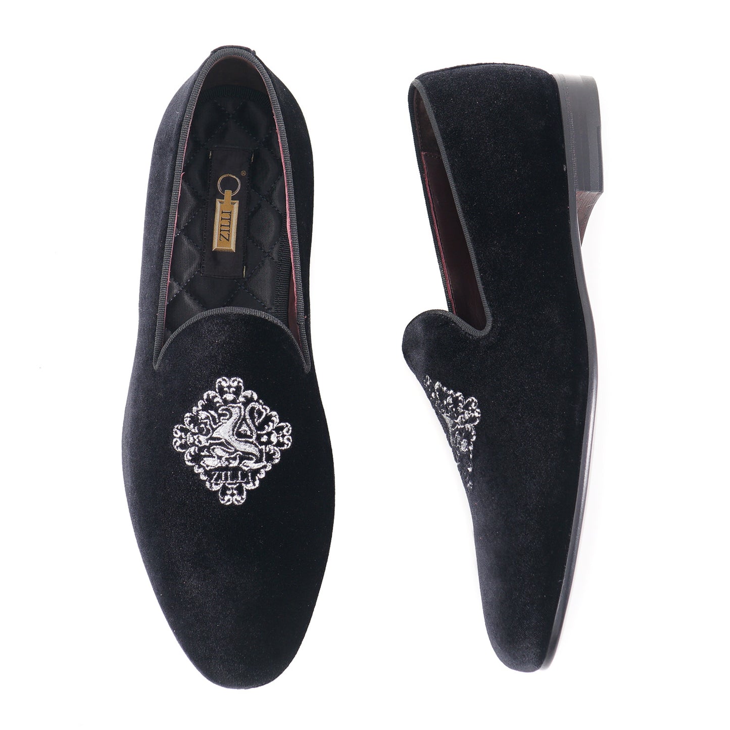 Zilli Velvet Formal Evening Loafer - Top Shelf Apparel