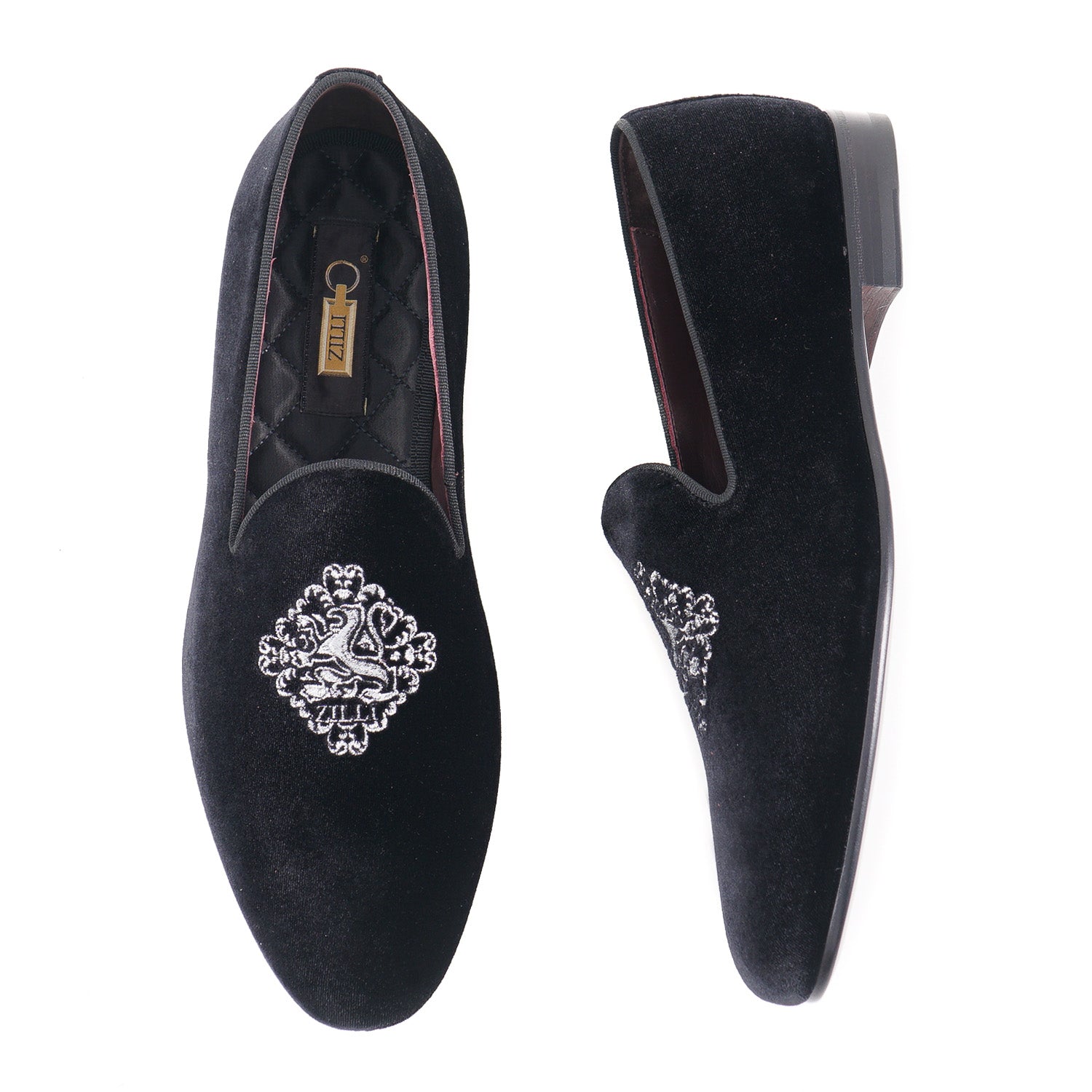 Zilli Velvet Formal Evening Loafer - Top Shelf Apparel