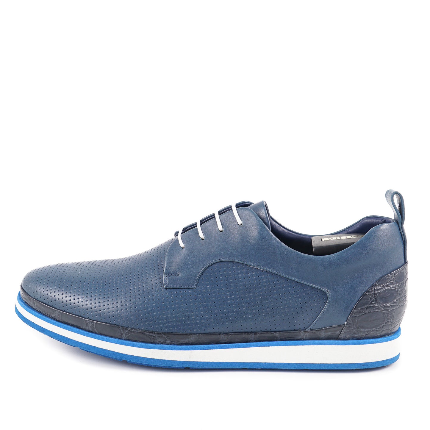 Zilli Calf and Crocodile Leather Derby - Top Shelf Apparel