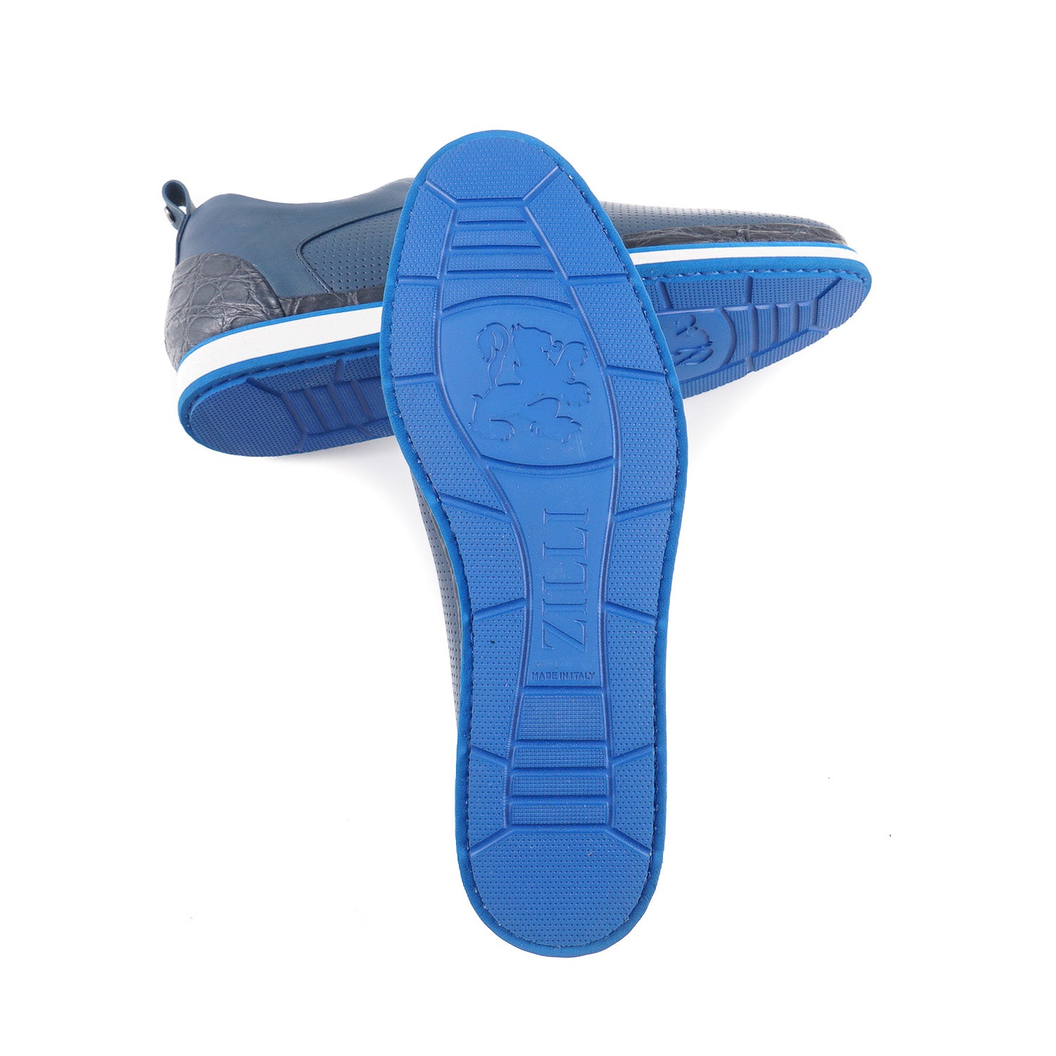 Zilli Calf and Crocodile Leather Derby - Top Shelf Apparel